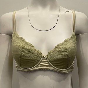 BNWT Mimi Holiday Finch Bra Pistachio Green 34C
